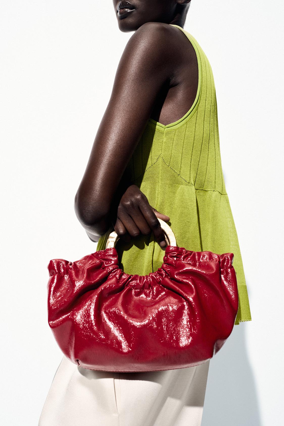 GATHERED HANDBAG