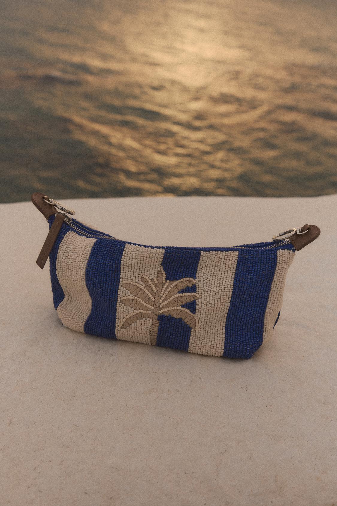 EMBROIDERED BEADED BAG