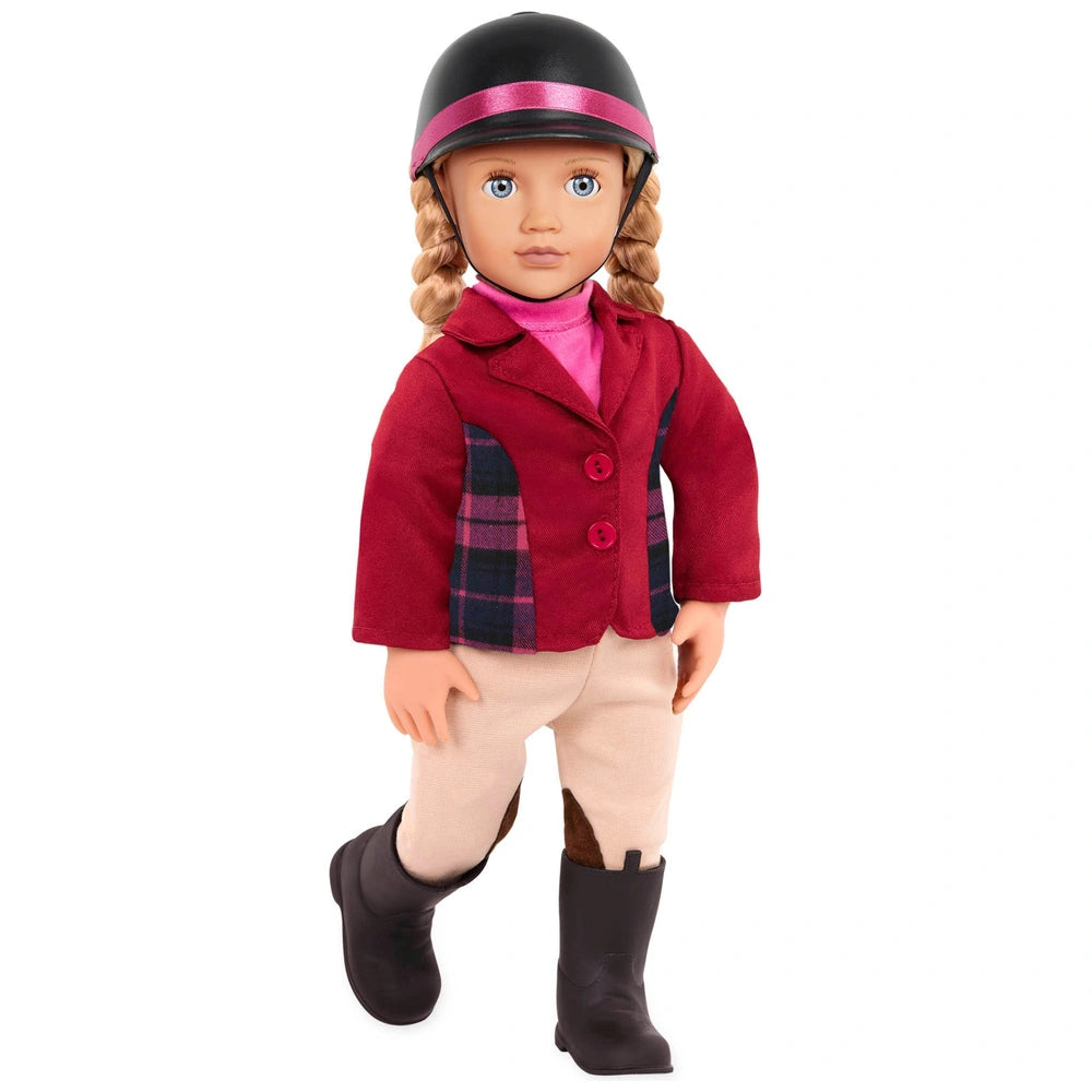 Our Generation Doll Deluxe Equestrian Lily Anna with Accessories