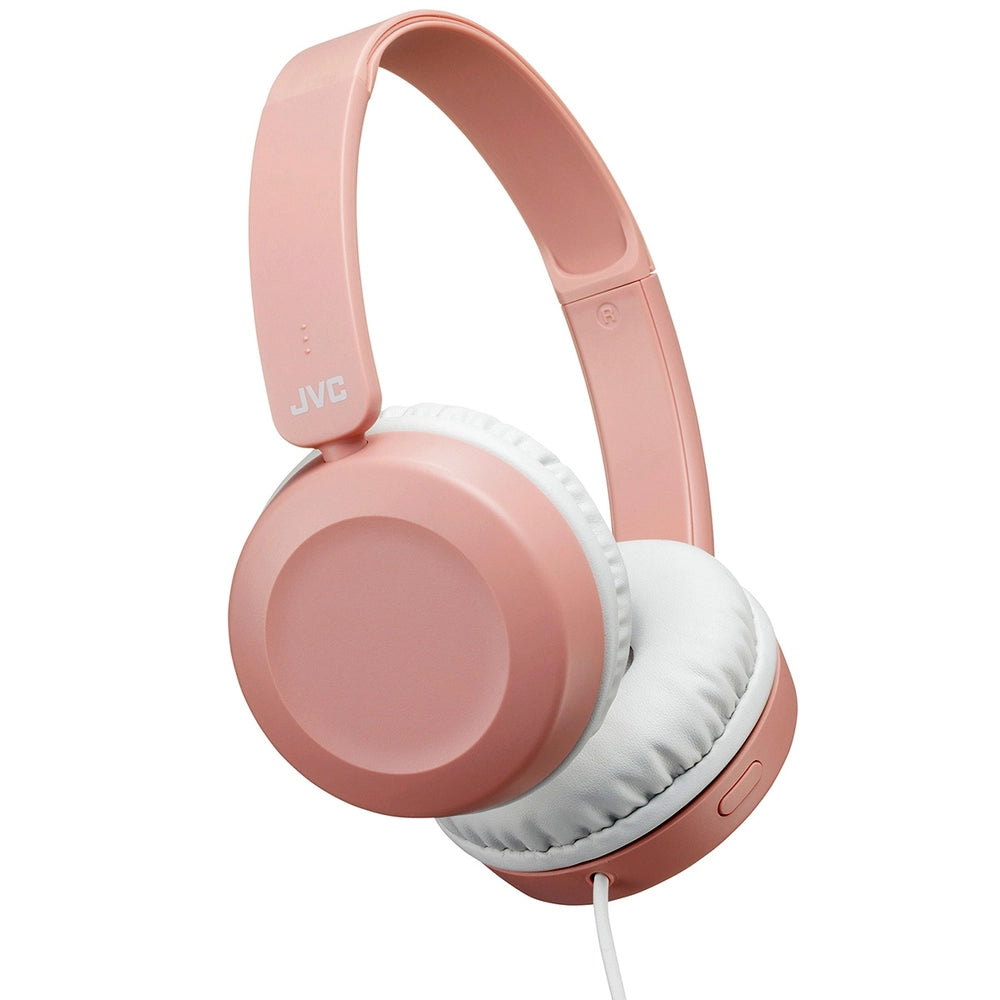 JVC On-Ear Headphones with Microphone Dusty Pink
