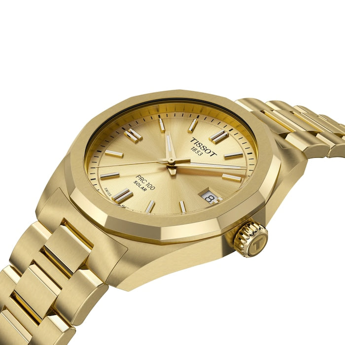 PRC 100 Solar Quartz 34mm Gold Ladies Watch
MPN:T1518223302100