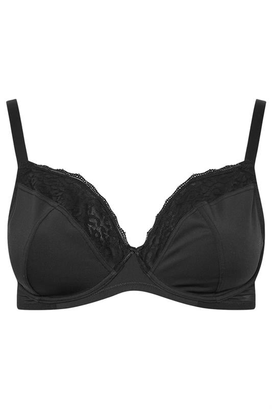 YOURS 3 PACK Curve Black & Pink Animal Mesh Underwired Bras