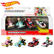 Hot Wheels Mario Kart Characters Diecast Cars 4 Pack Assortment