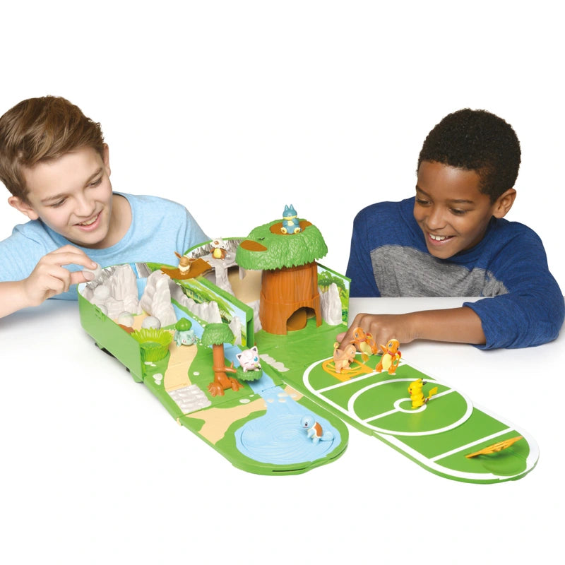 Pokmon Battle Figures Kanto Region Carry Case Playset with Pikachu 30cm