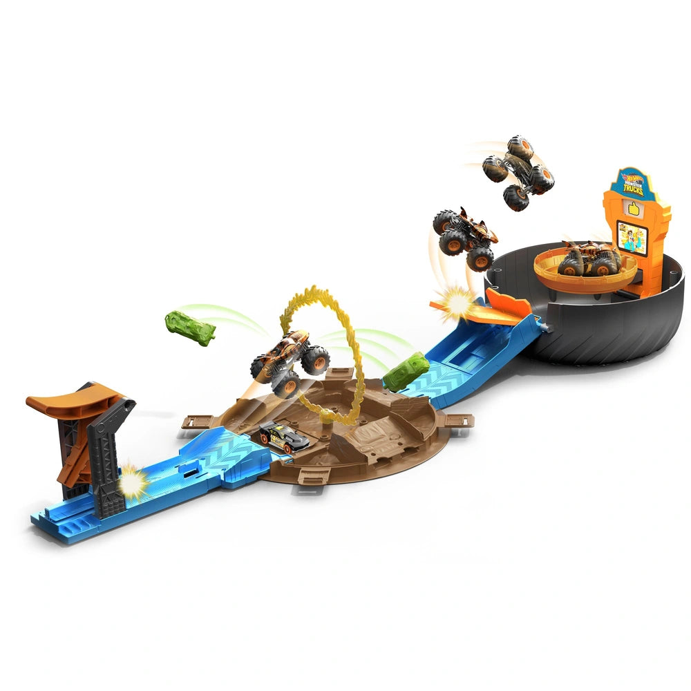 Hot Wheels Monster Trucks Stunt Tire Playset