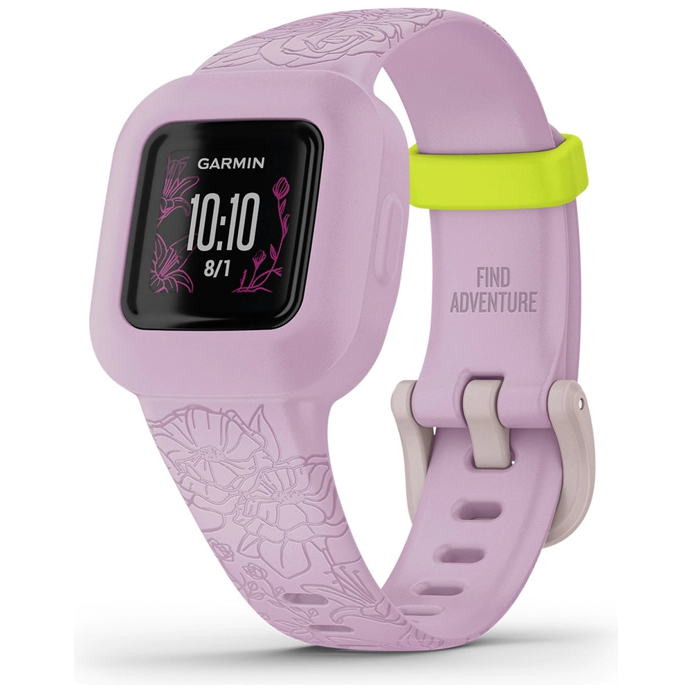 Garmin vívofit Jr. 3 Fitness Tracker for Kids - Floral Pink