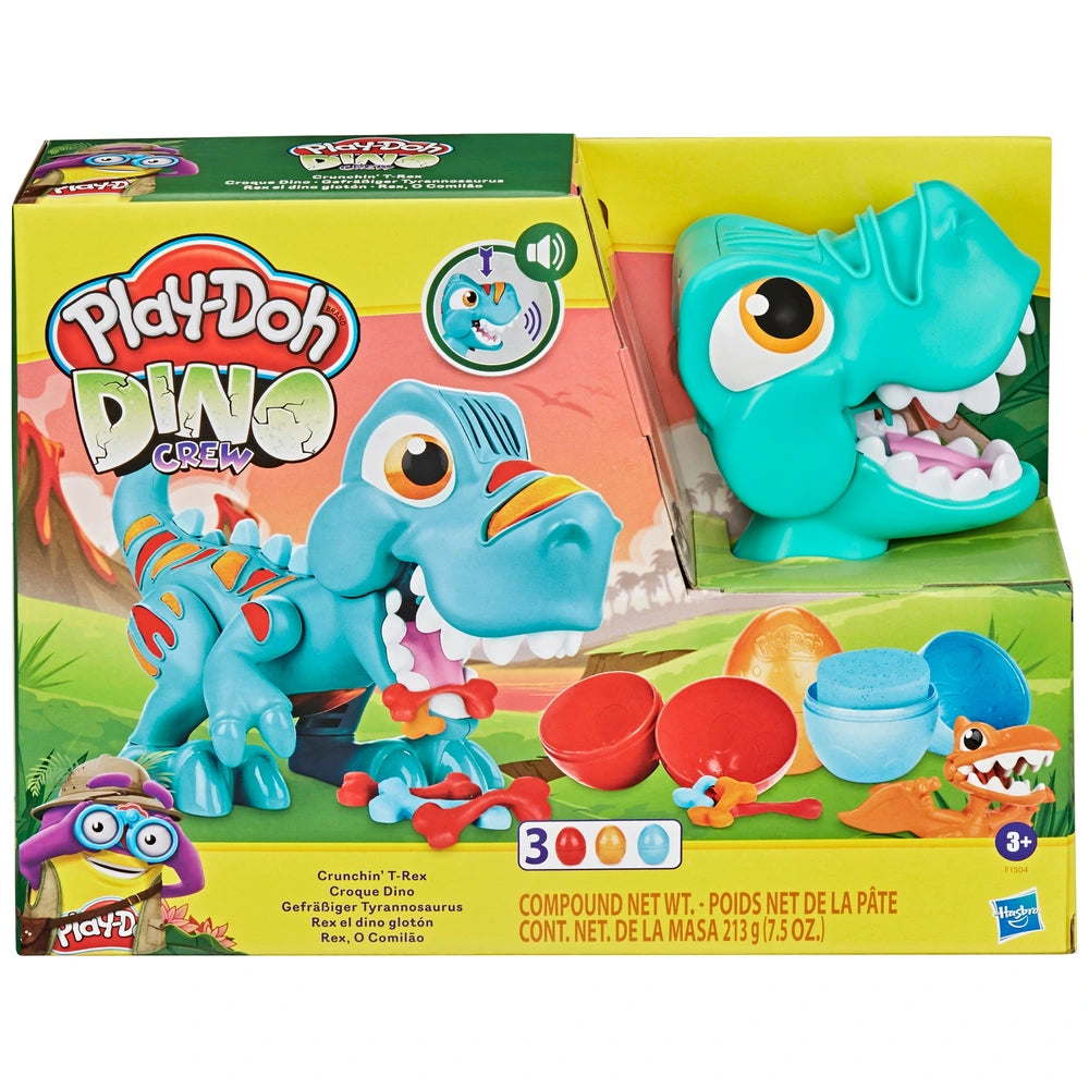 Play-Doh Playset Dino Crew Crunchin' T-Rex with 3 Play-Doh Eggs