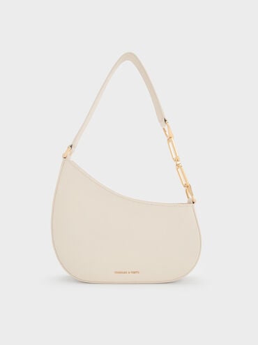 Agatha Chain-Accent Shoulder Bag