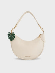 Blume Braided Curved Hobo Bag