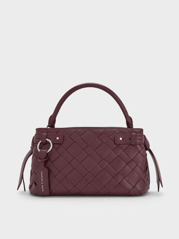 Ivette Woven Top Handle Bag
