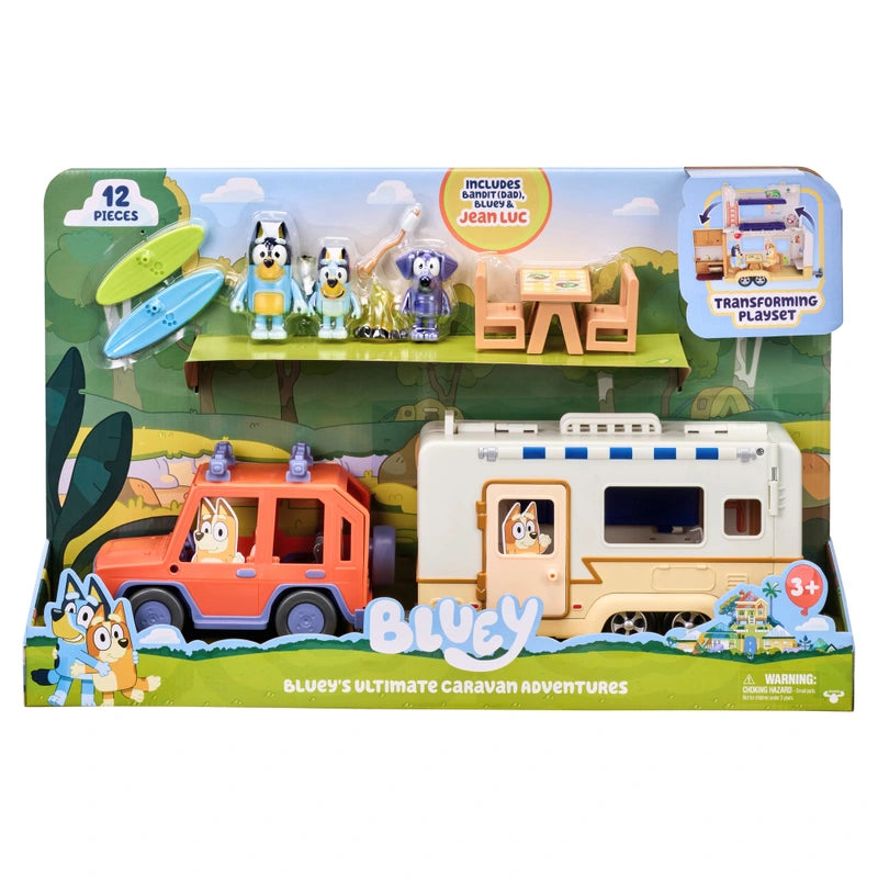 Bluey Playset Ultimate Caravan Adventures