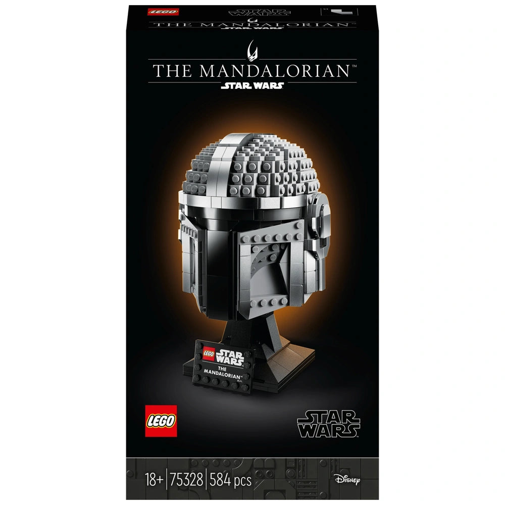 LEGO Star Wars 75328 The Mandalorian Helmet Model Set for Adults