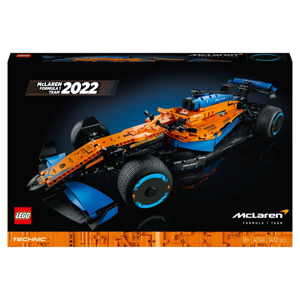 LEGO Technic 42141 McLaren Formula 1 2022 Race Car Model Set For Adults