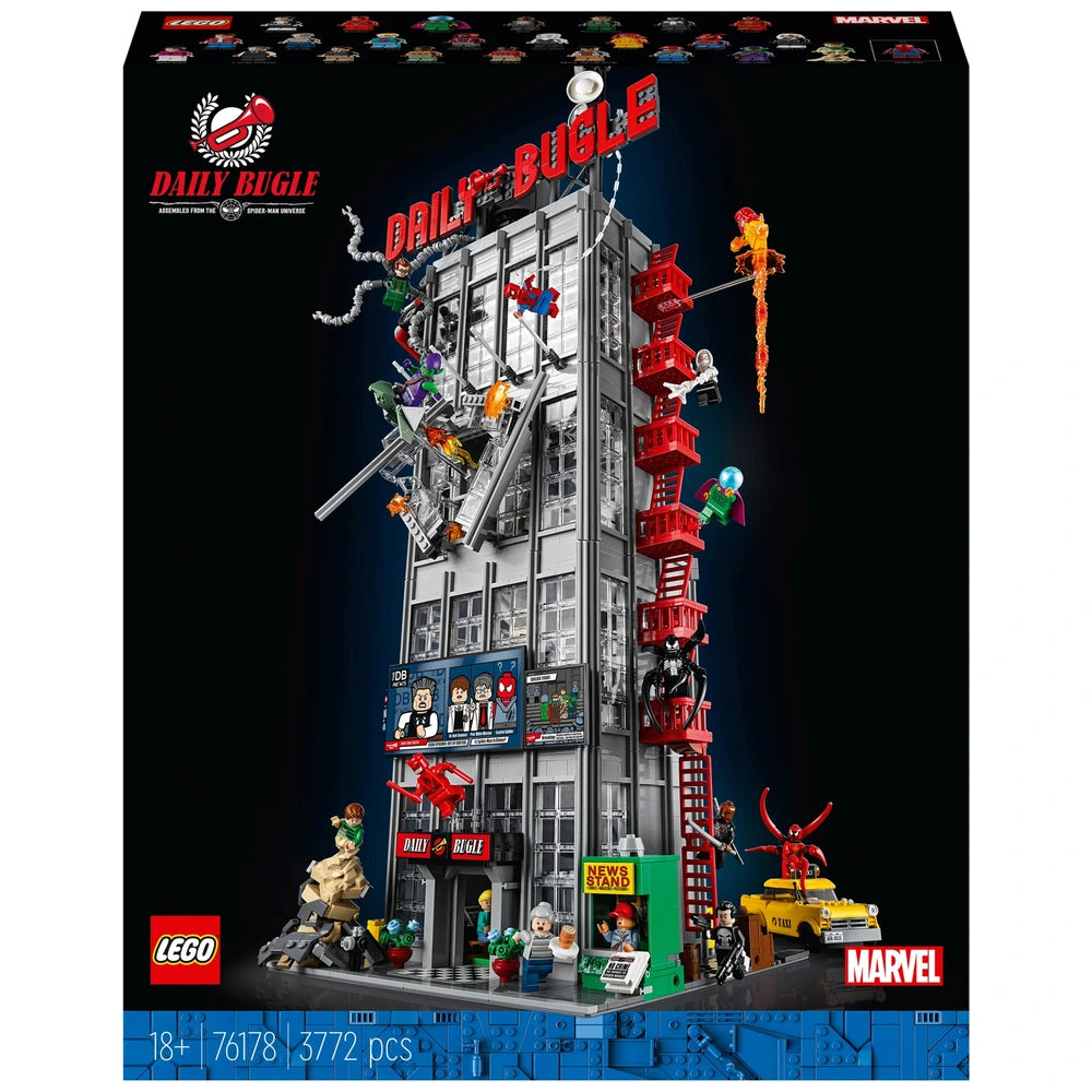 LEGO Marvel 76178 Spider-Man Daily Bugle Set for Adults