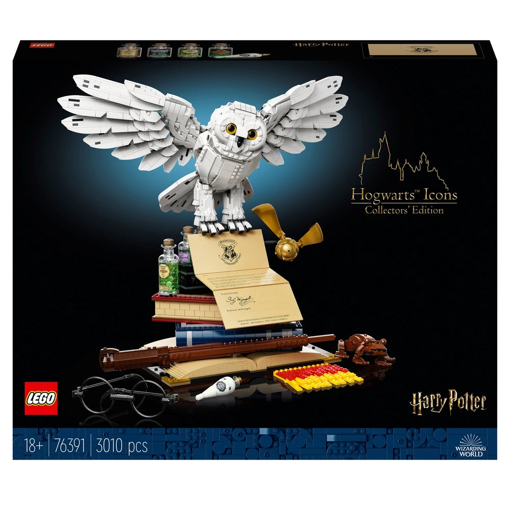 LEGO Harry Potter 76391 Hogwarts Icons Collectors' Edition Set for Adults
