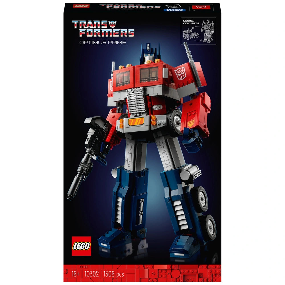 LEGO Icons 10302 Transformers Optimus Prime Set for Adults