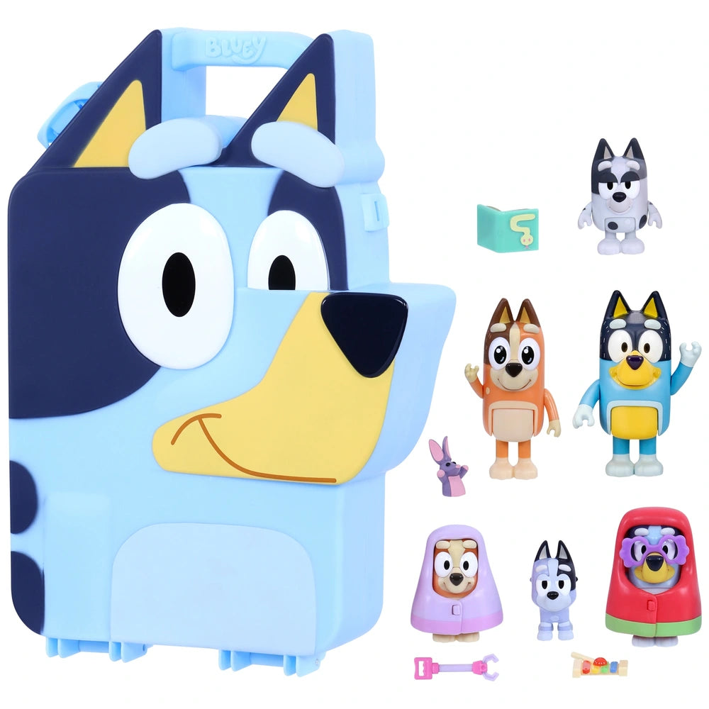Bluey Playset Ultimate Play and Go Collector Case
