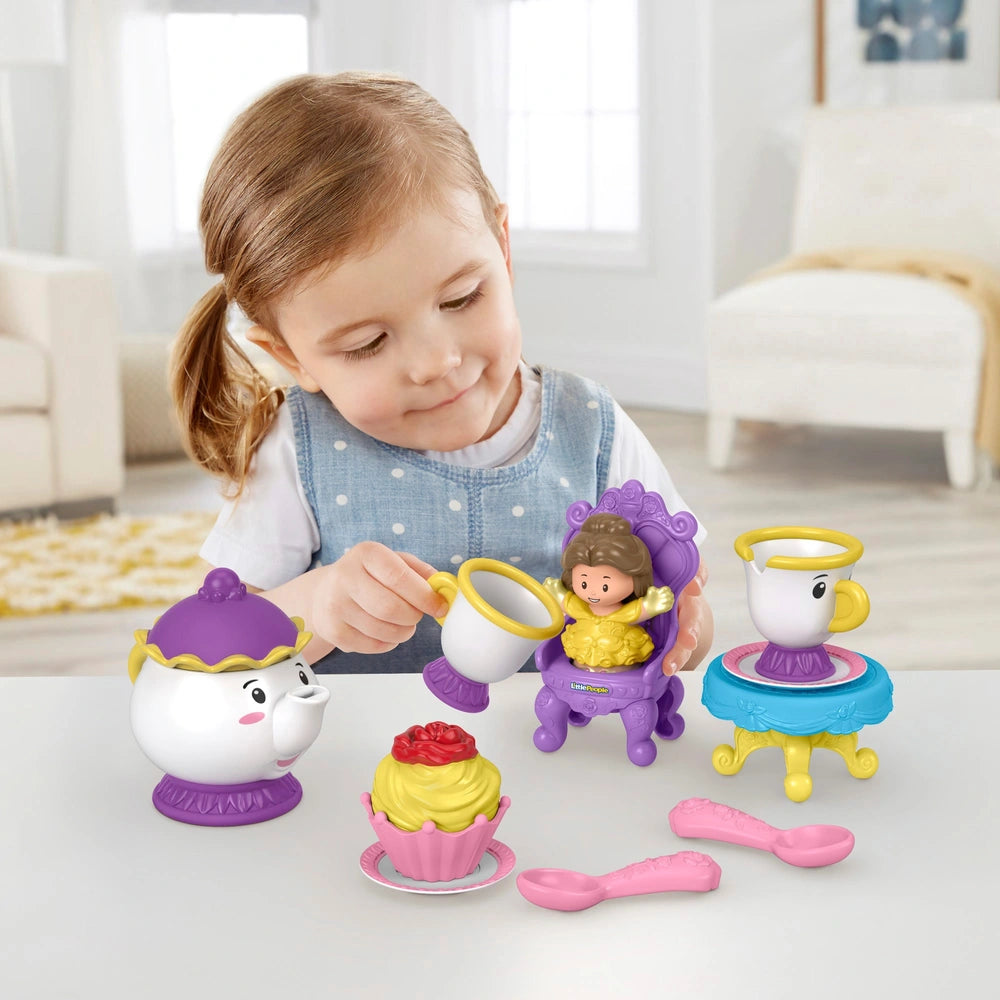 Fisher-Price Little People Disney Princess Playset Time for Tea with Belle