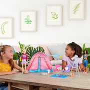 Barbie Let's Go Camping Tent Playset with 2 Dolls