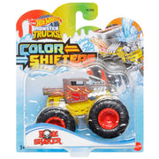 Hot Wheels Monster Trucks Diecast Car Shark Colour-Changing 1:64 Scale Assortment