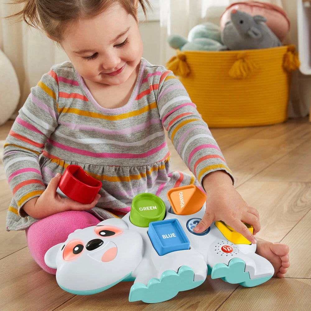 Fisher-Price Toy Linkimals Puzzlin' Shapes Polar Bear