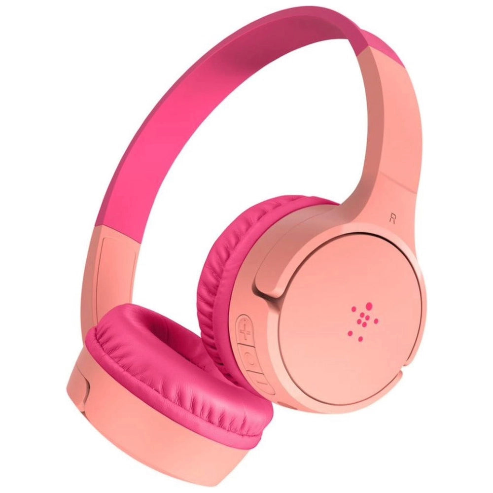 Belkin SOUNDFORM Mini Wireless On-Ear Headphones for Kids - Pink