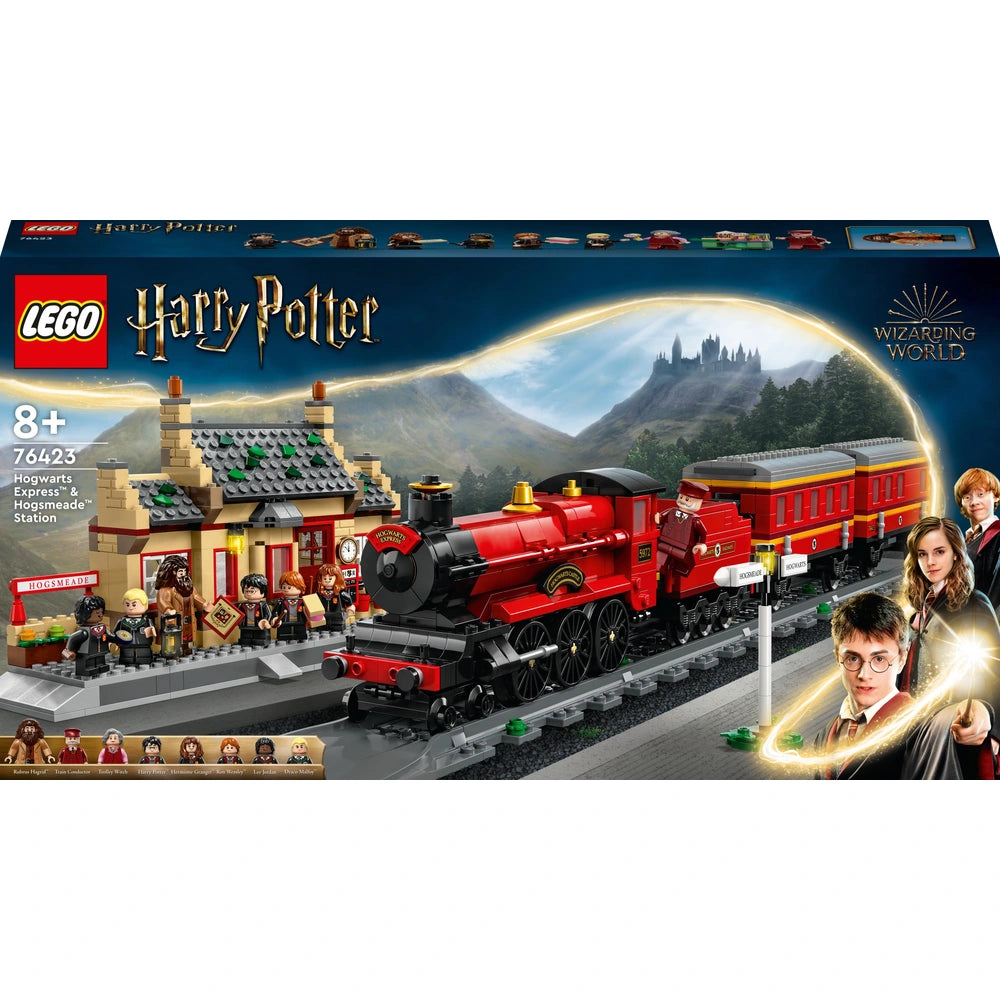 LEGO Harry Potter 76423 Hogwarts Express Train Set with Hogsmeade Station Set
