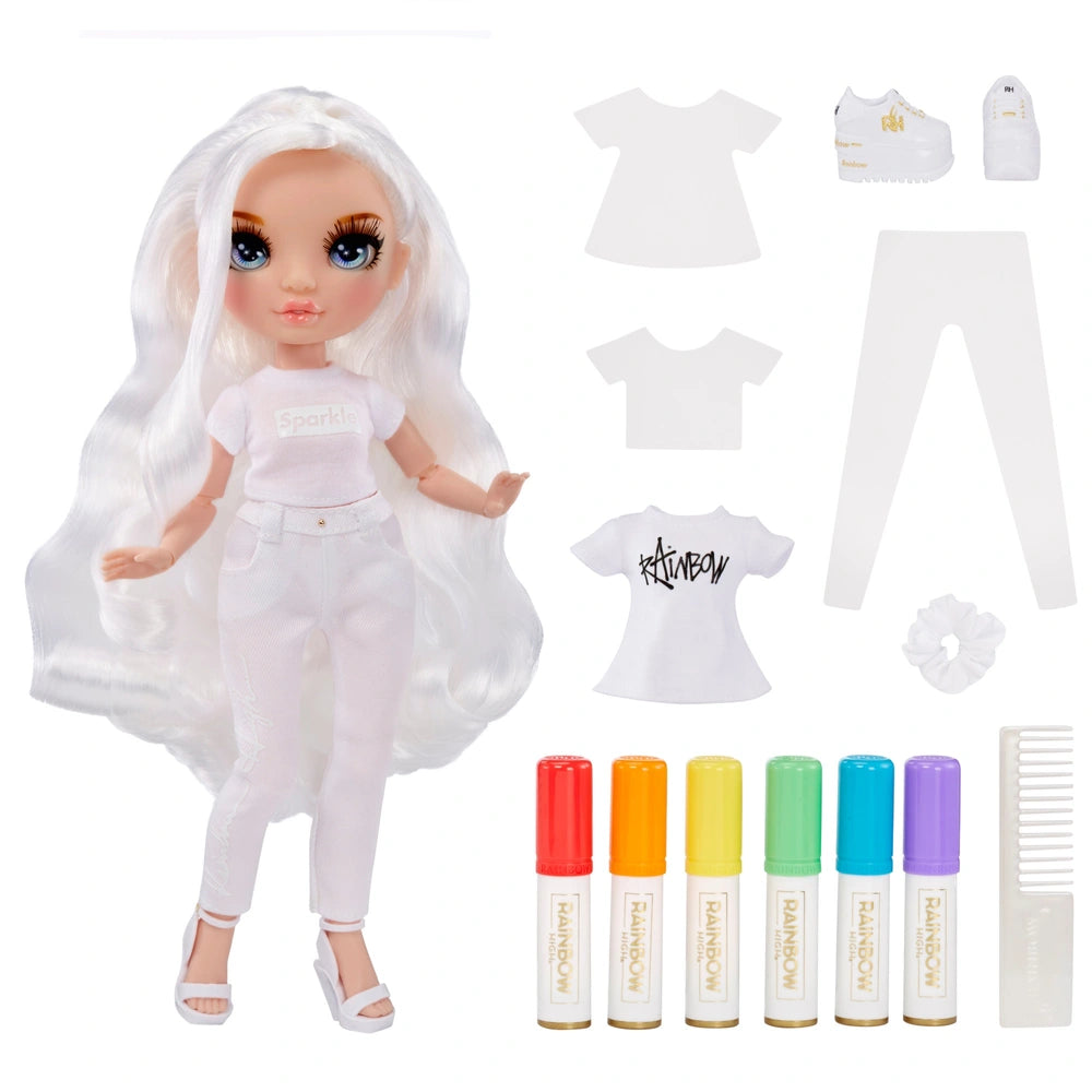 Color & Create Blue Eyes Doll
