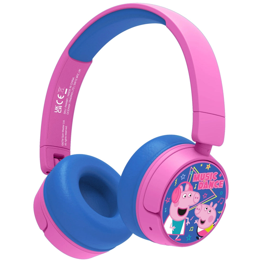 Peppa Pig Kids' Wireless Bluetooth Headphones