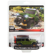 Hot Wheels Premium Diecast Cars Jeep Wrangler 392 Rubicon 1:43 Scale