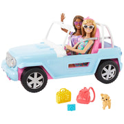 Barbie Jeep with Dolls and Accessories