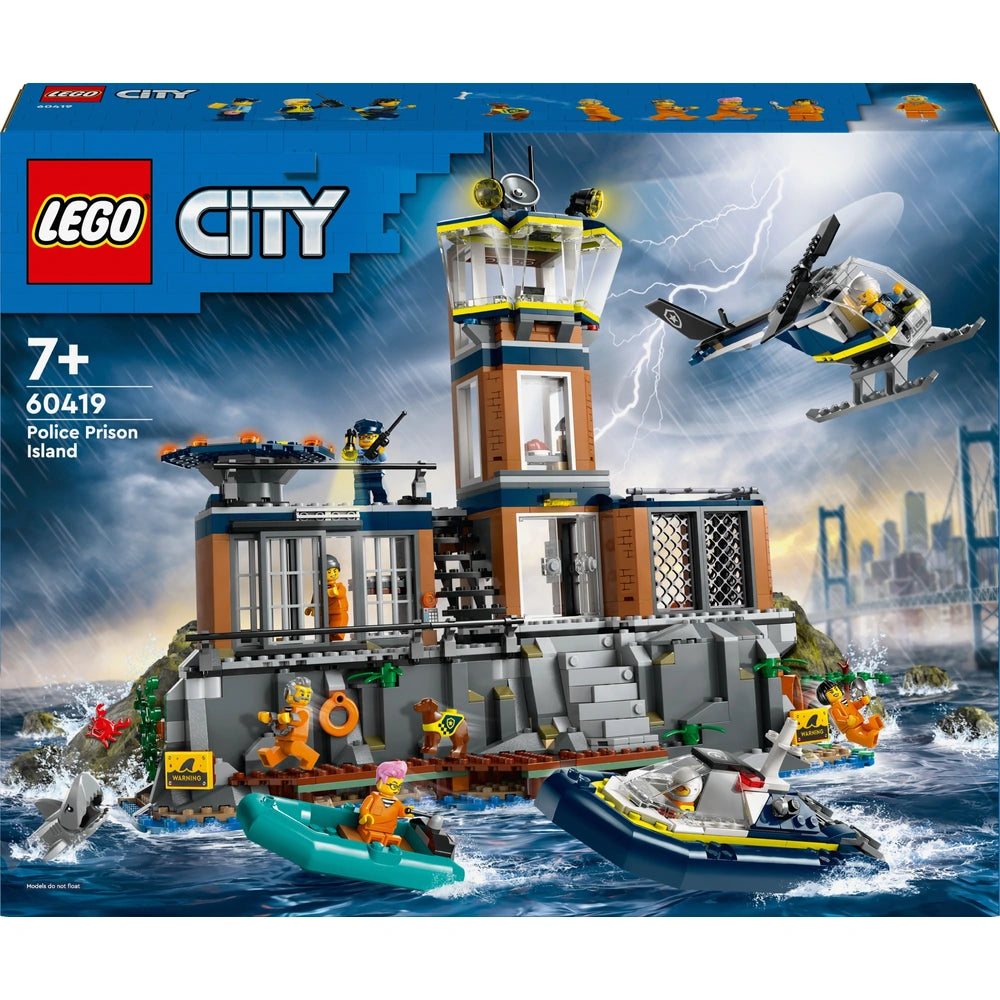 LEGO City 60419 Buildings Police Prison Island Set