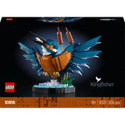 LEGO Icons 10331 Kingfisher Bird Model Set for Adults