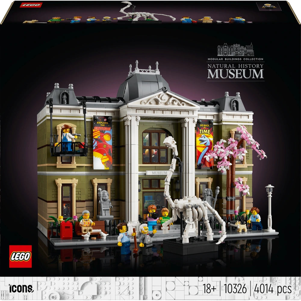 LEGO Icons 10326 Natural History Museum Building Set for Adults