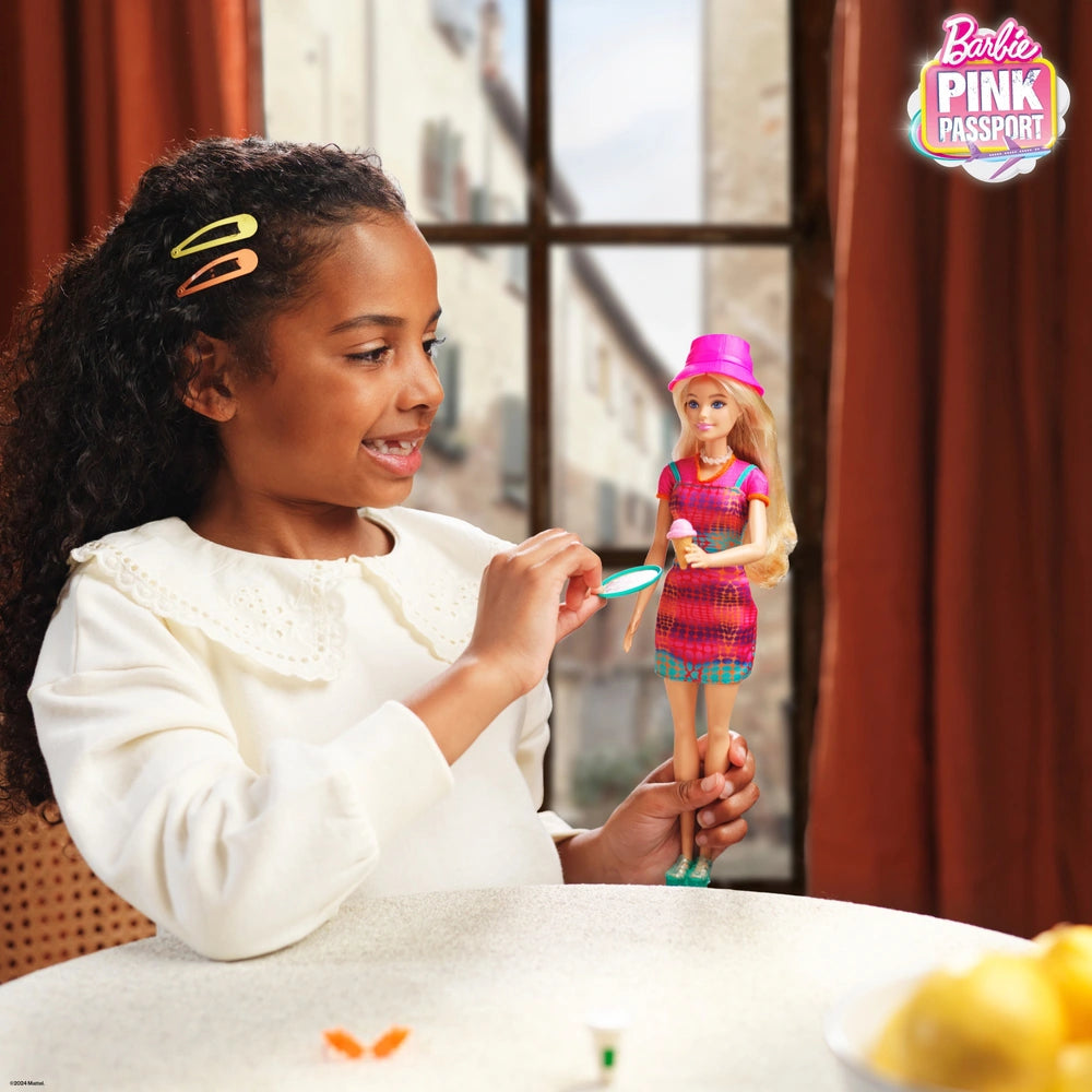 Barbie Pink Passport Italy Barbie Doll with Accessories