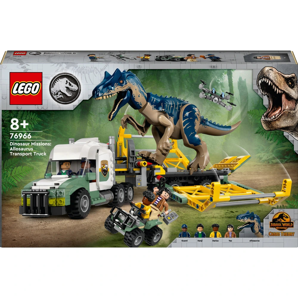 LEGO Jurassic World 76966 Dinosaur Missions: Allosaurus Transport Truck Set