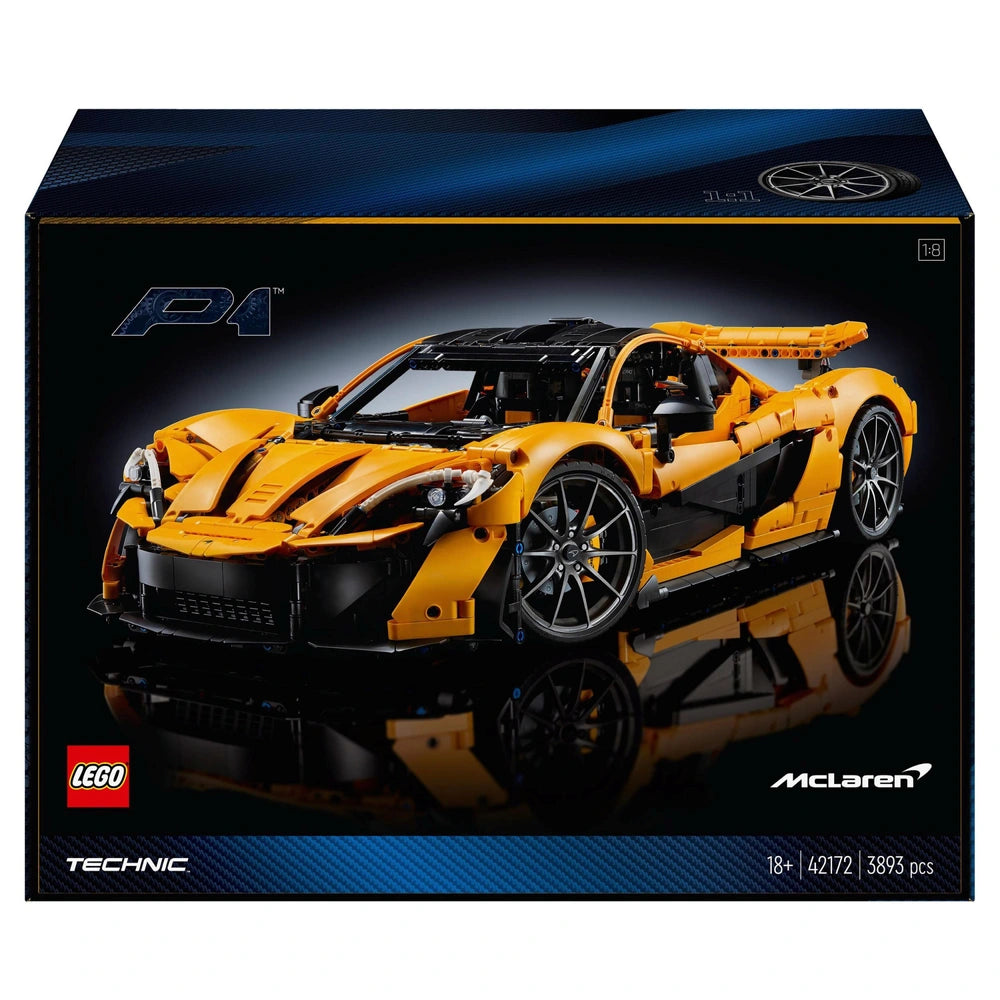 LEGO Technic 42172 McLaren P1 Car Model Set for Adults