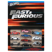 Hot Wheels Premium Fast & Furious Diecast Cars 1:64 Scale 10 Pack