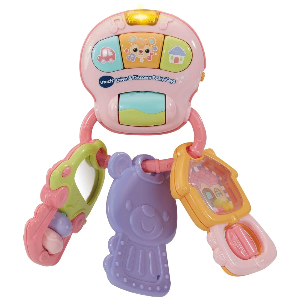 VTech Baby Drive & Discover Keys Pink
