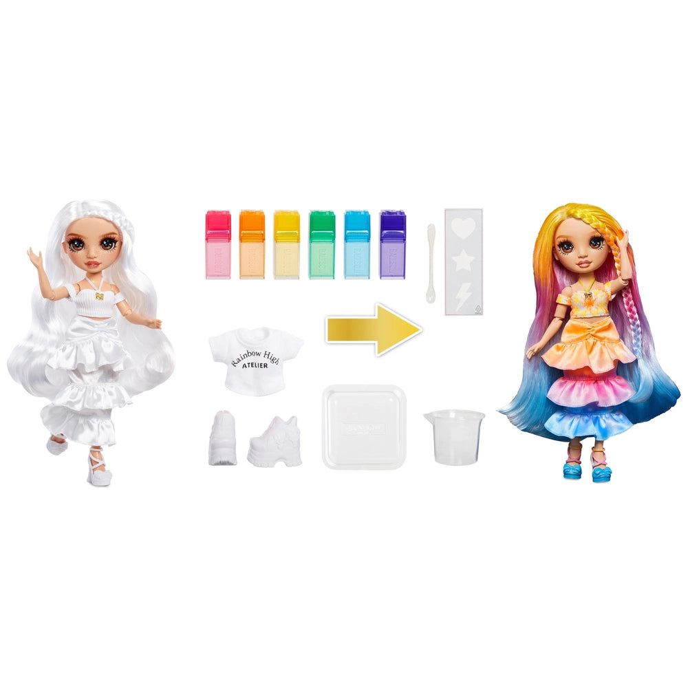 Color & Create Brown Eyes Doll