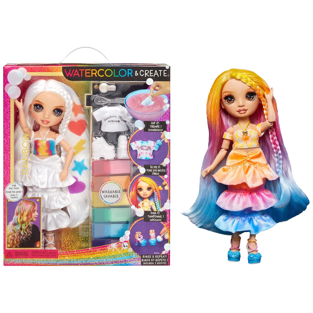 Color & Create Brown Eyes Doll