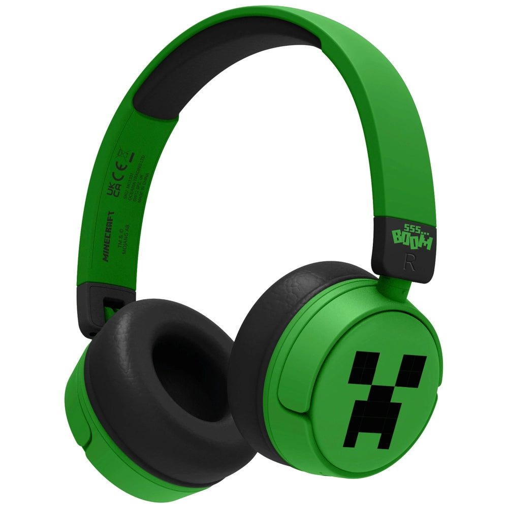 Minecraft Creeper Kids' Wireless Bluetooth Headphones