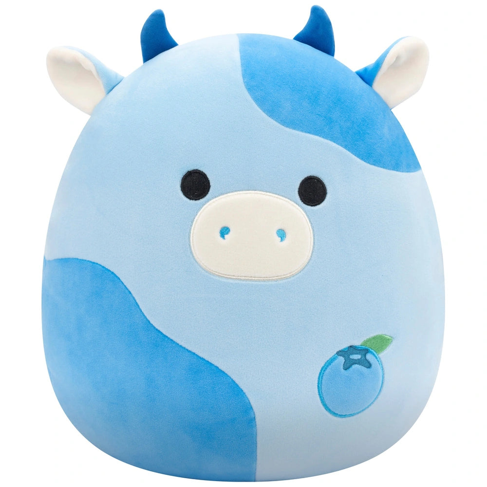 Original Squishmallows Plush Rutanya the Blueberry Cow 30cm