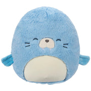 Original Squishmallows Fuzz-A-Mallows Plush Harvey the Blue Walrus 30cm