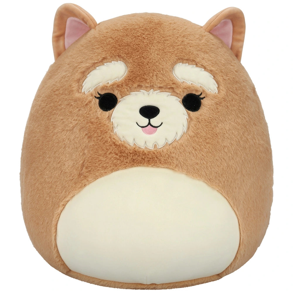 Original Squishmallows Fuzz-A-Mallows Plush Chloeyana the Tan Cairn Terrier 40cm
