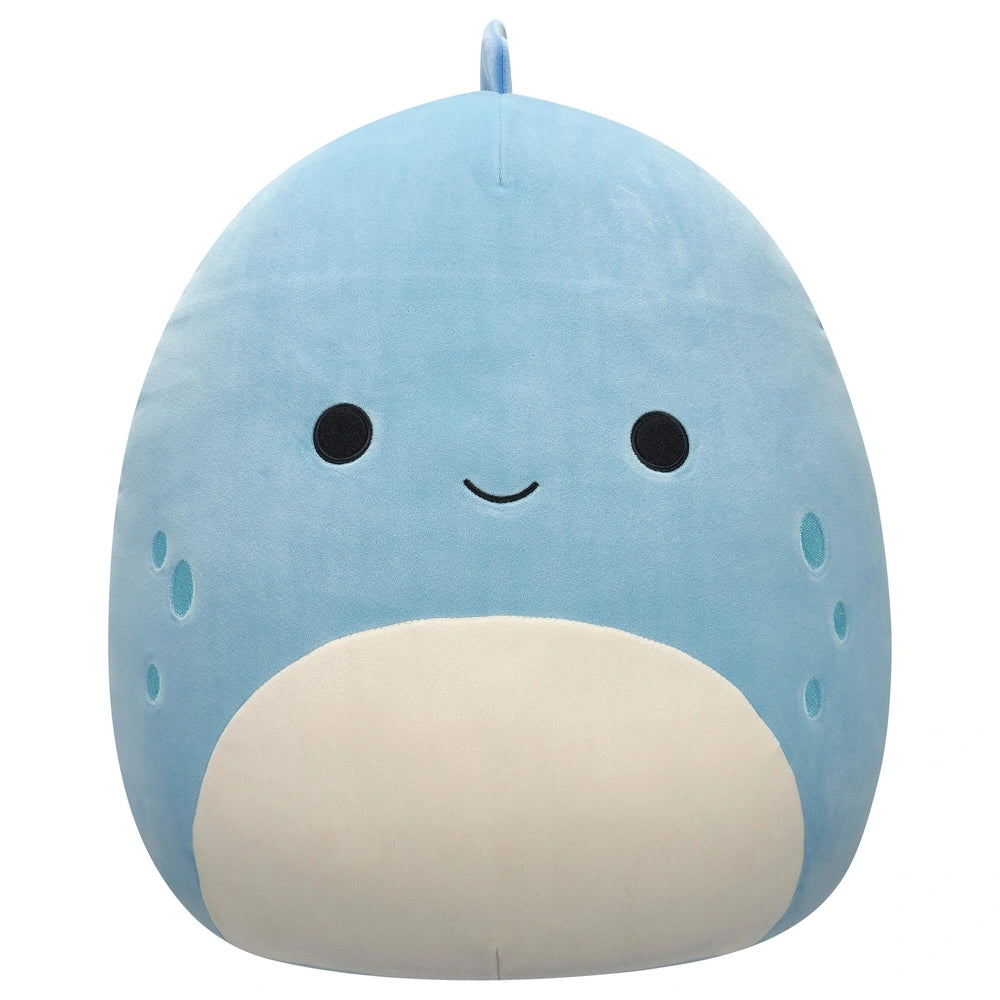 Original Squishmallows Plush John John the Blue Dino 40cm