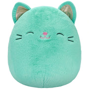 Original Squishmallows Fuzz-A-Mallows Plush Charisma the Mint Green Cat 50cm
