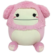 Original Squishmallows Fuzz-A-Mallows Plush Brina the Pink Bigfoot 50cm