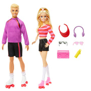 Barbie 65th Anniversary Barbie and Ken Roller Skate Dolls 2 Pack