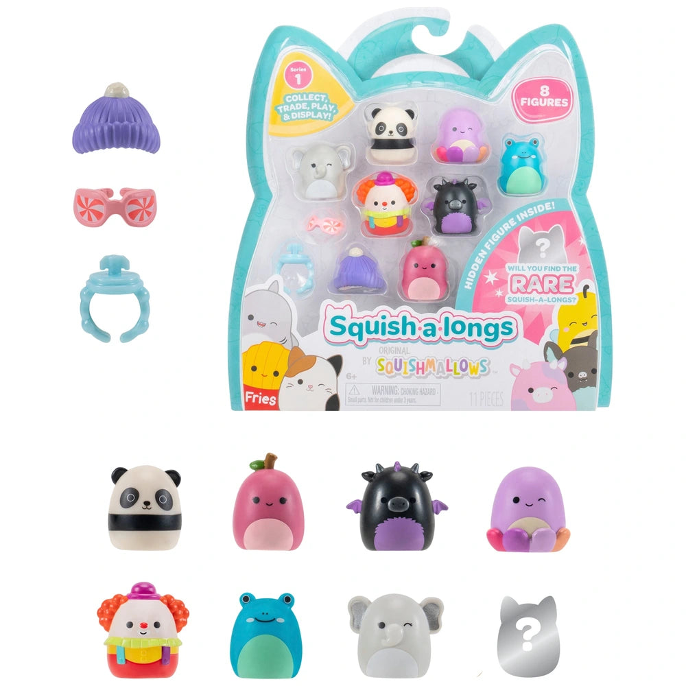 Original Squishmallows Squish-a-Longs Series 1 8 Pack